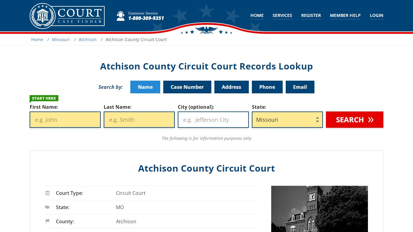 Atchison County Circuit Court Records Lookup